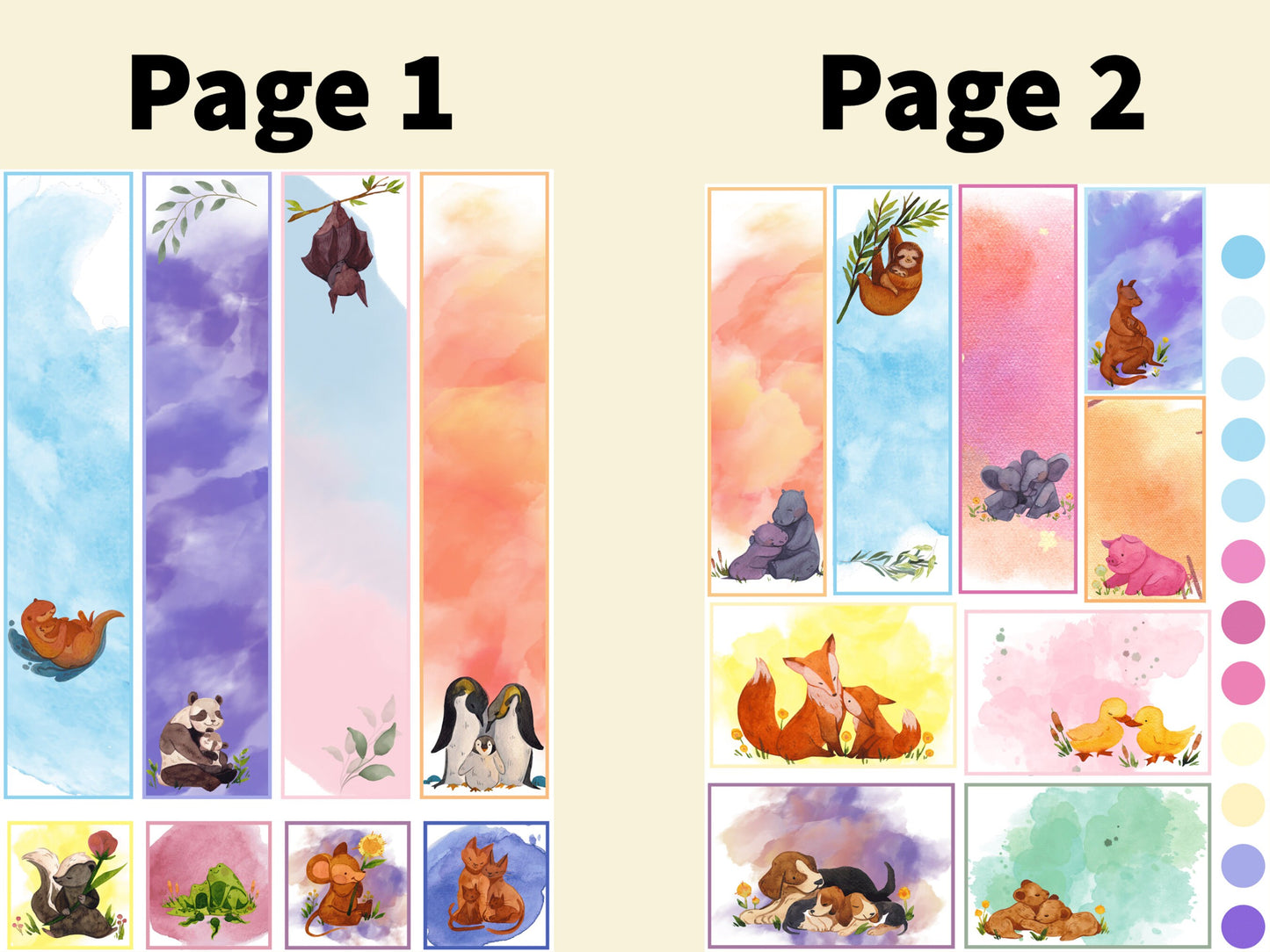 Mommy and Me Planner Stickers